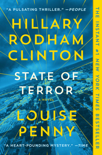 State of Terror: A Novel book cover by Louise Penny, Hillary Rodham Clinton