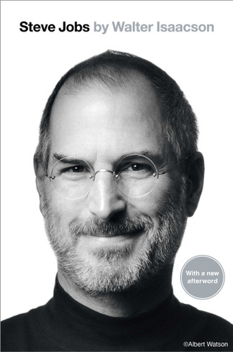 Steve Jobs book cover by Walter Isaacson
