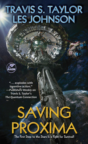 Saving Proxima (Orion's Arm) book cover by Travis S. Taylor, Les Johnson