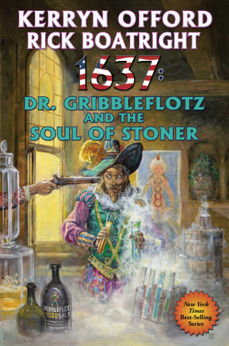 1637: Dr. Gribbleflotz and the Soul of the Stoner (Ring of Fire) book cover by Kerryn Offord, Rick Boatright