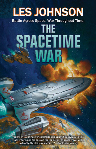 The Spacetime War book cover by Les Johnson