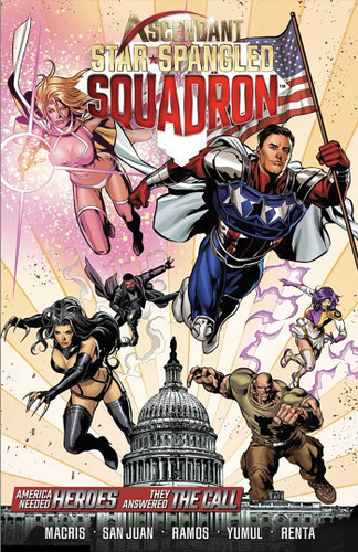 Ascendant: Star Spangled Squadron book cover by Alexander Macris, David Campit