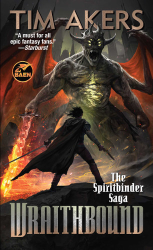 Wraithbound book cover by Tim Akers