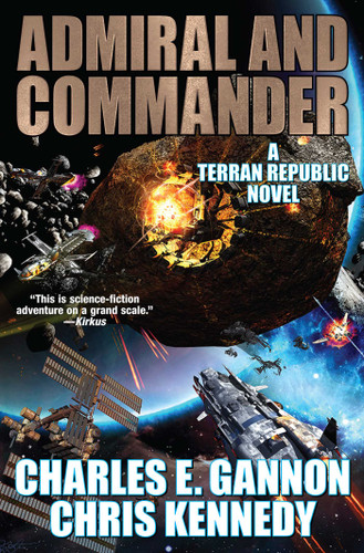 Admiral and Commander (Caineverse) book cover by Charles E. Gannon, Chris Kennedy