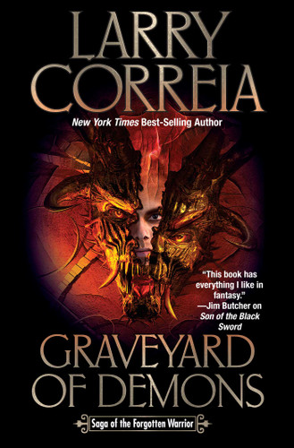 Graveyard of Demons (Saga of the Forgotten Warrior) book cover by Larry Correia