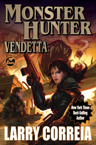 Monster Hunter Vendetta (Monster Hunter) book cover by Larry Correia