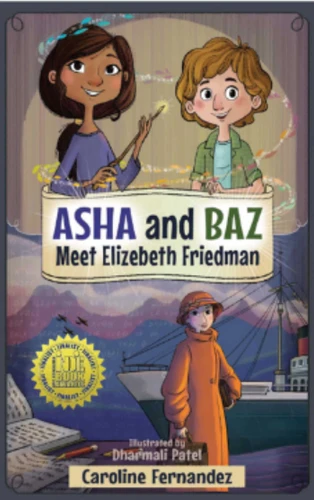 Asha and Baz Meet Elizebeth Friedman (Asha and Baz) book cover by Caroline Fernandez