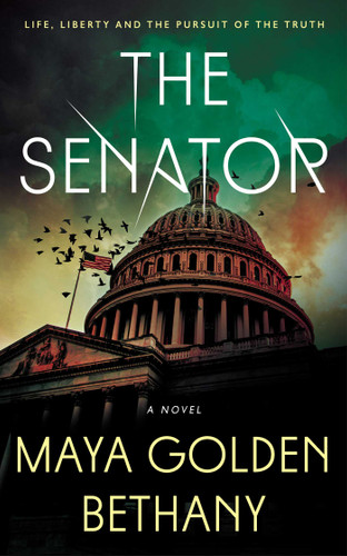 The Senator book cover by Maya Golden Bethany