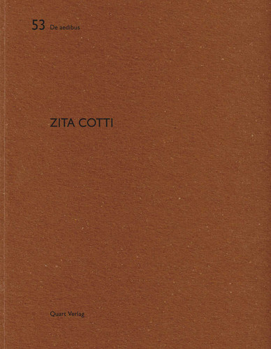 Zita Cotti: De aedibus 53 (De aedibus) book cover by Gian-Marco Jenatsch