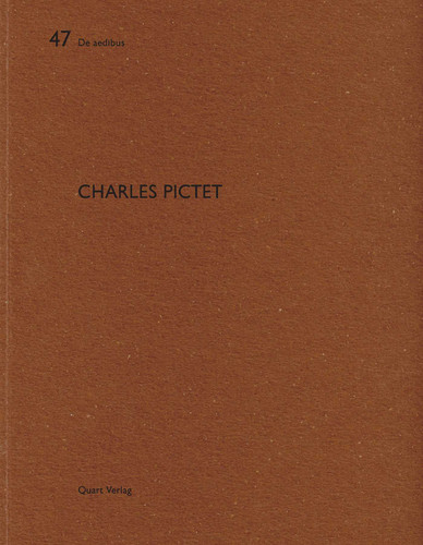 Charles Pictet: De aedibus 47 (De aedibus) book cover by Nicola Braghieri