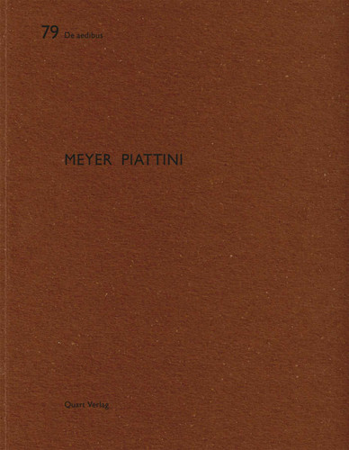 Meyer Piattini: De aedibus 79 (De aedibus) book cover by Heinz Wirz