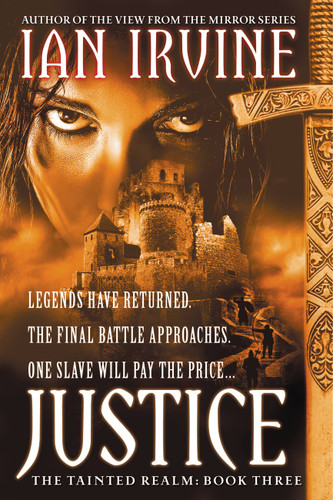 Justice (The Tainted Realm #3) book cover by Ian Irvine