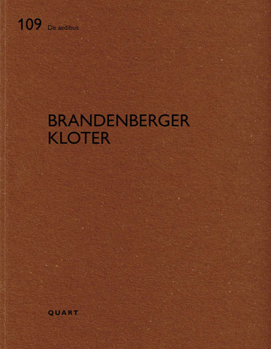 Brandenberger Kloter: De aedibus (De aedibus) book cover by 