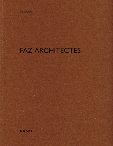 FAZ architectes: De aedibus (De aedibus) book cover by 