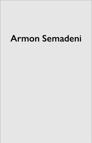 Armon Semadeni (Monographs) book cover by 