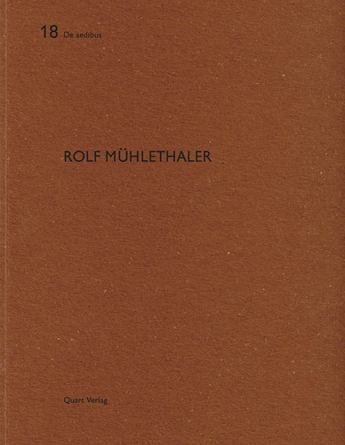 Rolf Mühlethaler: De aedibus 18 (De aedibus) book cover by 