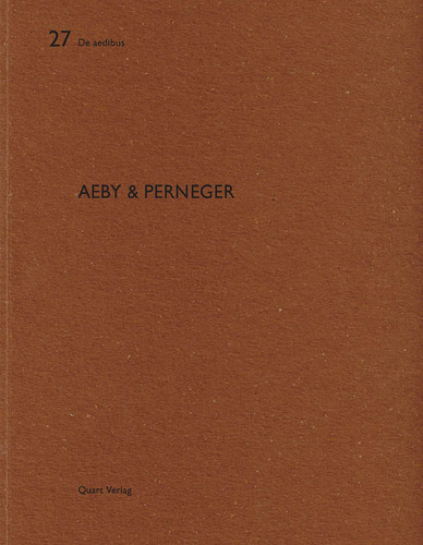 Aeby & Perneger: De aedibus 27 (De aedibus) book cover by 