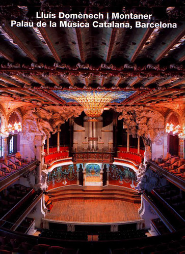 Lluis Domenech i Montaner, Palau de la Musica Catalana, Barcelona (Opus 8) book cover by Manfred Sack
