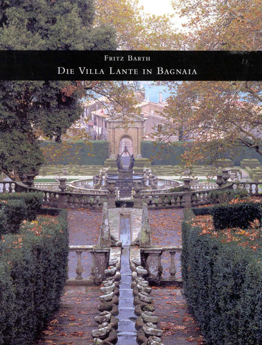 Villa Lante, Bagnia book cover by Fritz Barth
