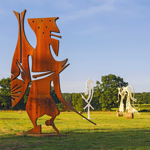 Parc de sculptures Erich Engelbrecht, Château des Fougis (Opus) book cover by 