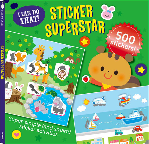 I Can Do That! Sticker Superstar: An At-home Play-to-Learn Sticker Workbook with 500 Stickers! (I CAN DO THAT! STICKER BOOK #2) (I Can Do That!) book cover by Gakken early childhood experts