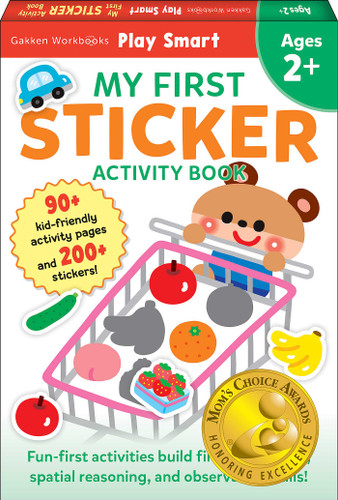 Play Smart My First STICKER BOOK: For Ages 2+ (Play Smart My First) book cover by Gakken early childhood experts