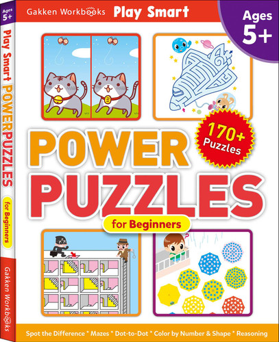Play Smart Power Puzzles for Beginners: Ages 5+ (Play Smart) book cover by Gakken early childhood experts