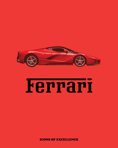 Ferrari: Icons of Excellence book cover by Arianna Previtera