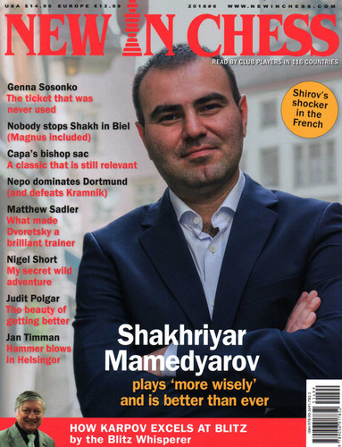 New In Chess Magazine 2018/6: Read by Club Players in 116 Countries book cover by 