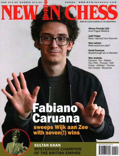 New in Chess Magazine 2020/2: Read by Club Players in 116 Countries book cover by 