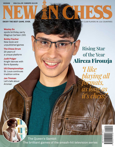 New in Chess Magazine 2020/8: Read by Club Players in 116 Countries book cover by 