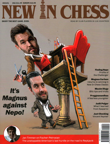 New in Chess Magazine 2021/14: Read by Club Players in 116 Countries book cover by 