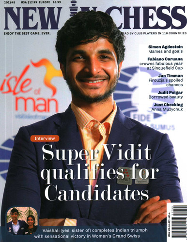New in Chess Magazine 2023 / 8: The World's Premier Chess Magazine Ready by Club Players in 116 Countries book cover by 
