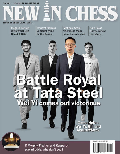 New in Chess Magazine 2024 / 1: The Premier Chess Magazine in the World book cover by 