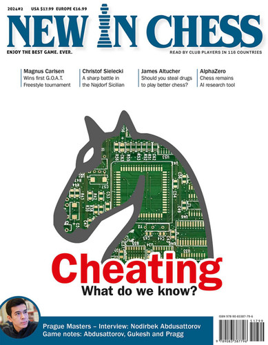 New in Chess Magazine 2024 / 2: The Premier Chess Magazine in the World book cover by 