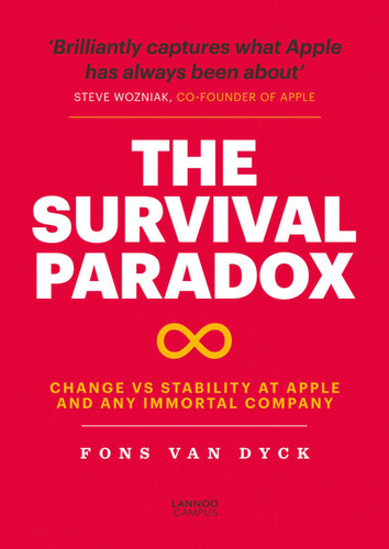 The Survival Paradox: Change vs Stability at Apple and any Immortal Company book cover by Fons Van Dyck