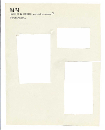 Musée de la Mémoire 'PROPRIÉTÉ UNIVERSELLE' ®: Joëlle Tuerlinckx book cover by Joëlle Tuerlinckx