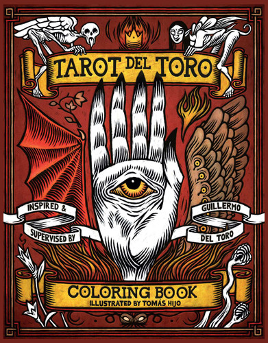 Tarot del Toro Coloring Book book cover by Insight Editions