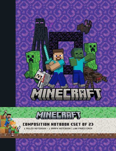 Minecraft Composition Notebook Set (Set of 2) (Minecraft) book cover by Insight Editions