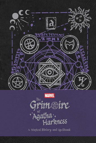 The Grimoire of Agatha Harkness: A Magical History and Spellbook book cover by Agatha  Harkness, Andrea Hannah, Danny Lore