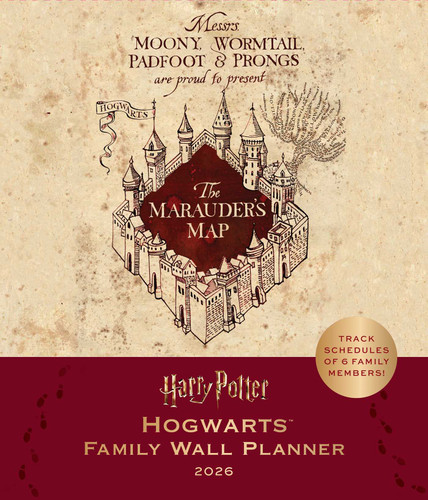 2026 Harry Potter: Hogwarts Family Wall Planner (Harry Potter) book cover by Insight Editions