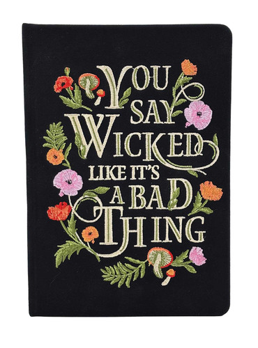 Wicked Embroidered Journal (Wicked) book cover by Insight Editions
