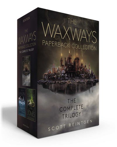 The Waxways Paperback Collection (Boxed Set): A Door in the Dark; A Whisper in the Walls; A Burning in the Bones (Waxways) book cover by Scott Reintgen