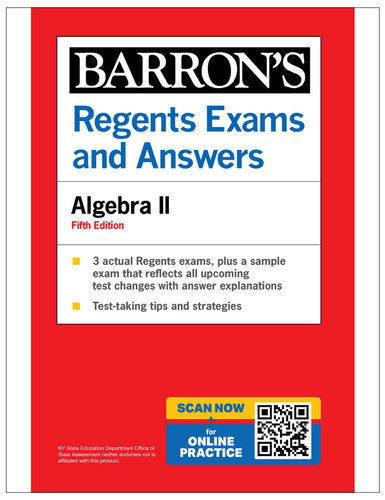 Regents Exams and Answers: Algebra II, Fifth Edition (Barron's New York Regents) (Barron's New York Regents) book cover by Gary Michael Rubinstein