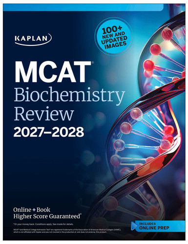 MCAT Biochemistry Review 2027-2028: Online + Book (Kaplan Test Prep) book cover by Kaplan Test Prep