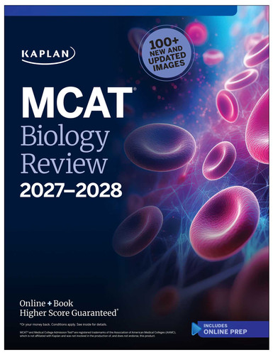 MCAT Biology Review 2027-2028: Online + Book (Kaplan Test Prep) book cover by Kaplan Test Prep
