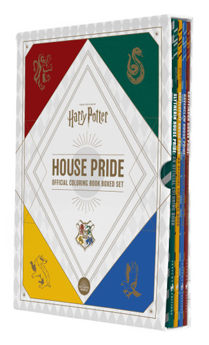 Harry Potter House Pride: Official Coloring Book Boxed Set book cover by Insight Editions