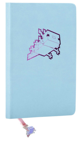Minecraft: Axolotl Journal with Ribbon Charm book cover by Insights