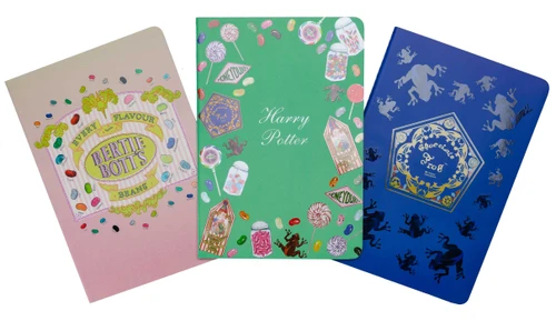 Harry Potter: Honeydukes Planner Notebook Collection (Set of 3): (Harry Potter School Planner School, Harry Potter Gift, Harry Potter Stationery, Undated Planner) (Harry Potter) book cover by Insights