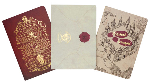 Harry Potter: Welcome to Hogwarts Planner Notebook Collection (Set of 3): (Harry Potter School Planner School, Harry Potter Gift, Harry Potter Stationery, Undated Planner) (Harry Potter) book cover by Insight Editions